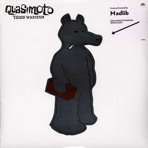 Quasimoto - Yessir Whatever w/ Silver Peel-Off Sticker