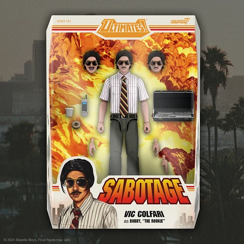 Beastie Boys - Sabotage - Vic Colfari As Bobby, “The Rookie” - Ultimates! Action Figure