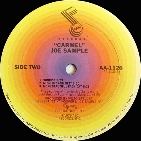 Joe Sample - Carmel