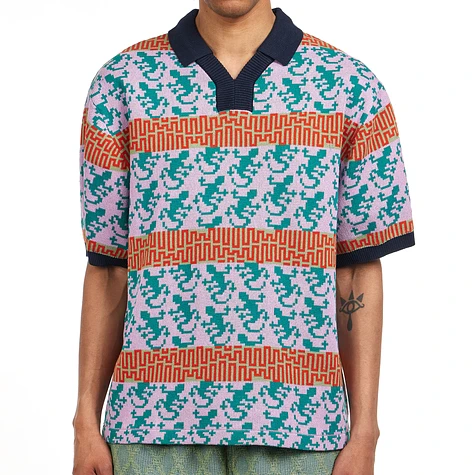 PLEASURES - Gecko Jacquard Polo