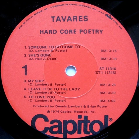 Tavares - Hard Core Poetry