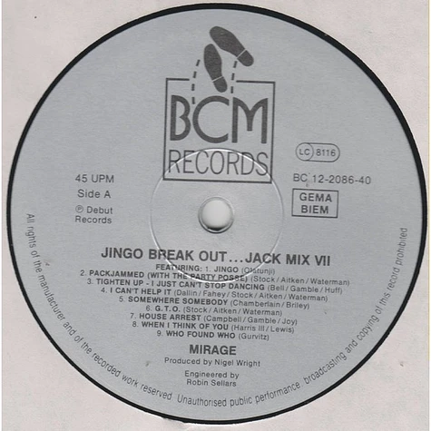 Mirage - Jingo Breakout...Jack Mix VII