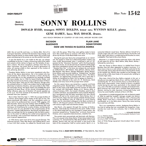 Sonny Rollins - Volume 1