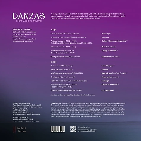 Ensemble La Ninfea - Danzas - From Taboo To Triumph