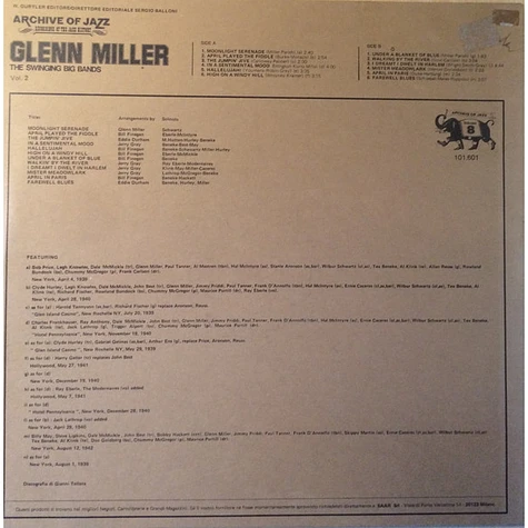 Glenn Miller - The Swinging Big Bands (1939/1942) - Glenn Miller Vol. 2