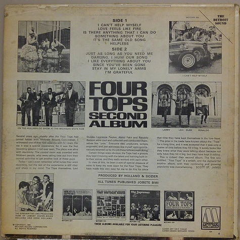 Four Tops - Second Album