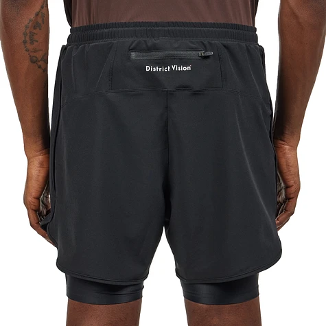 District Vision - Layered Pocketed Trail Shorts