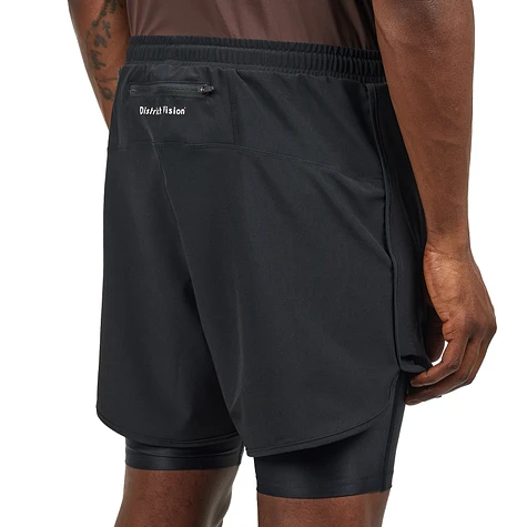 District Vision - Layered Pocketed Trail Shorts