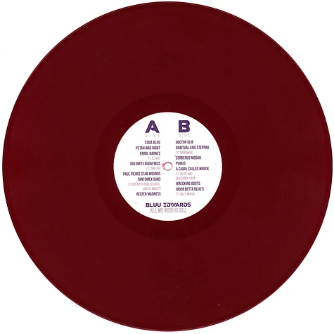 Bluu Edwards - All We Need Is Kill Purple Vinyl Edition