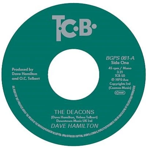 Dave Halmilton - The Deacons / Pisces Pace