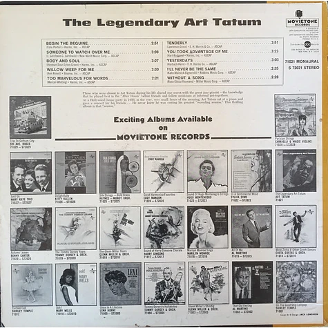 Art Tatum - The Legendary