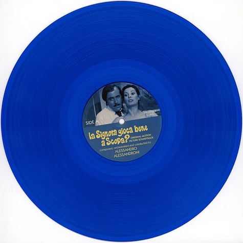 Alessandro Alessandroni - OST La Signora Gioca Bene A Scopa? Clear Blue Vinyl Edition