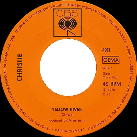 Christie - Yellow River