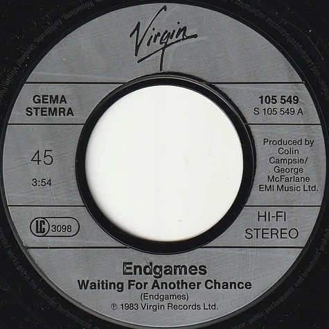 Endgames - Waiting For Another Chance