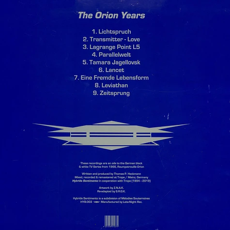 Age - The Orion Years 30th Anniversary