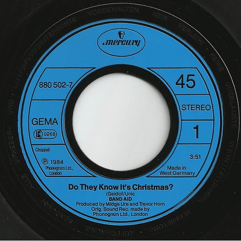 Band Aid - Do They Know It's Christmas?