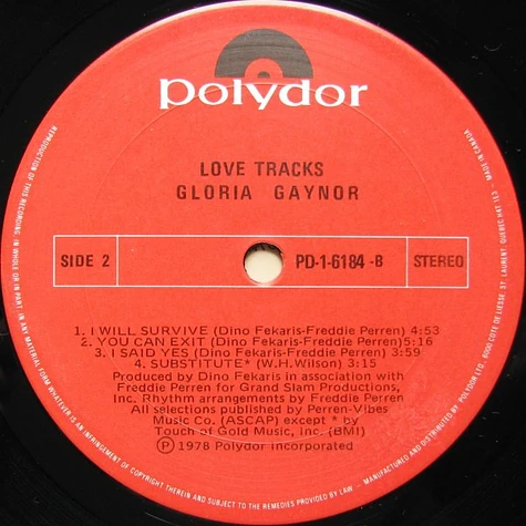 Gloria Gaynor - Love Tracks