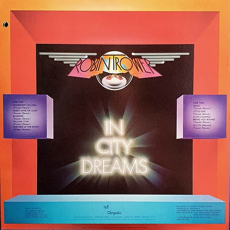 Robin Trower - In City Dreams