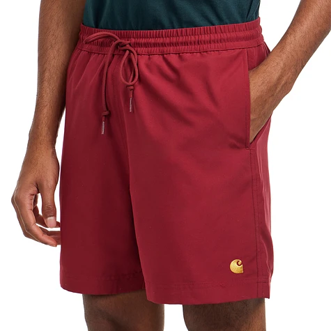 Carhartt WIP - Chase Swim Trunks (Scarlet / Gold) | HHV