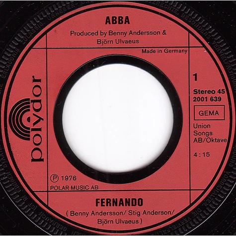 ABBA - Fernando (There Was Something In The Air That Night)