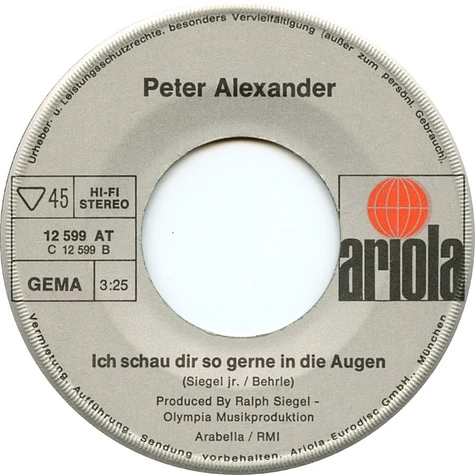 Peter Alexander - Pedro (Mandolinen Um Mitternacht)