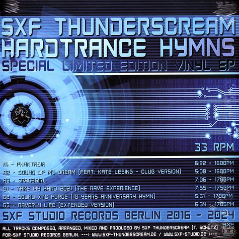 Sxf Thunderscream - Hardtrance Hymns