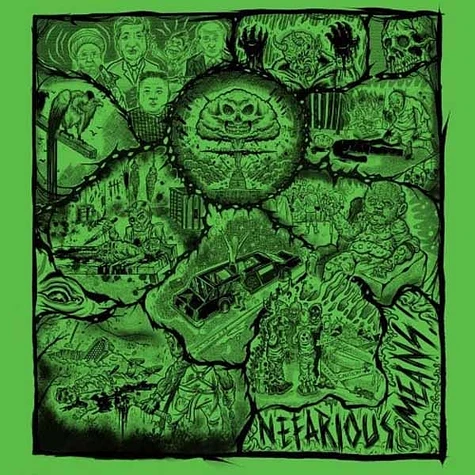 Eat The Decay - Nefarious Means Neon Green Vinyl Edition