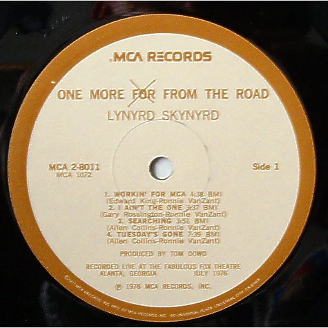 Lynyrd Skynyrd - One More From The Road