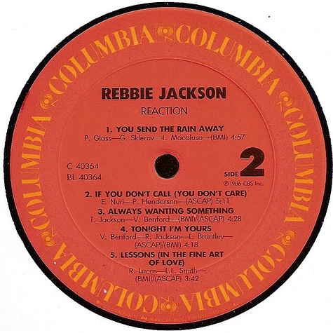 Rebbie Jackson - Reaction