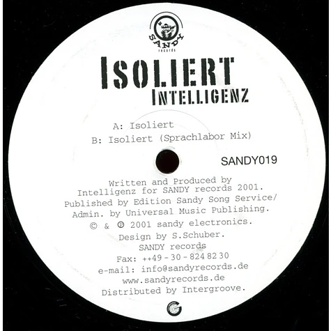 Intelligenz - Isoliert