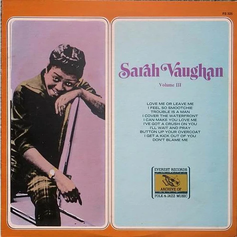 Sarah Vaughan - Volume III