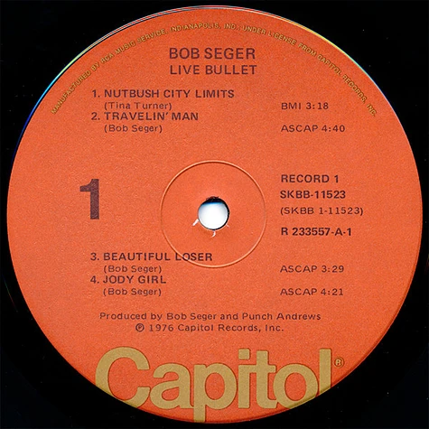 Bob Seger And The Silver Bullet Band - Live Bullet