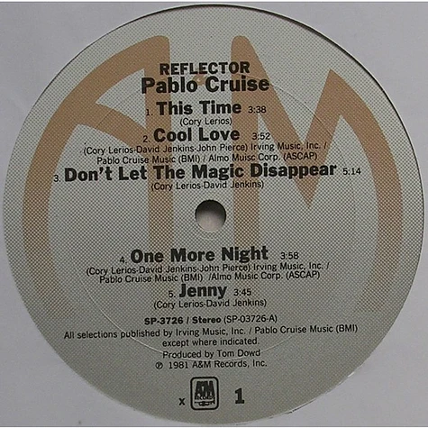 Pablo Cruise - Reflector