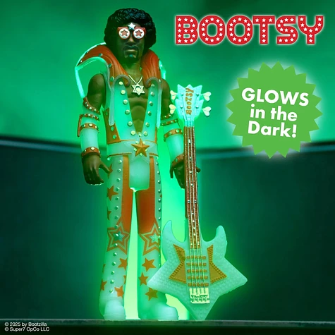 Bootsy Collins - Bootsy Collins (Glow) - ReAction Figure