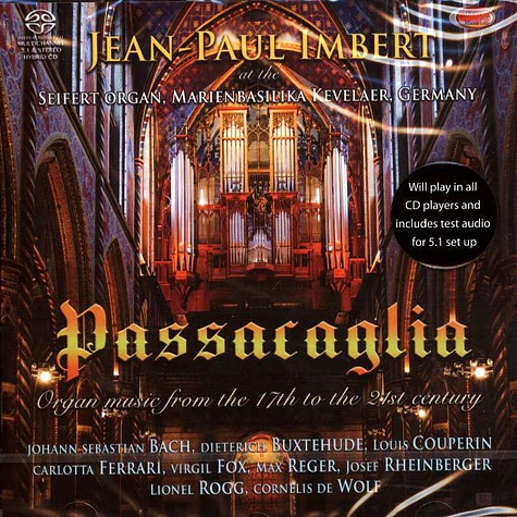 Jean-Paul Imbert - Passacaglia Sacd