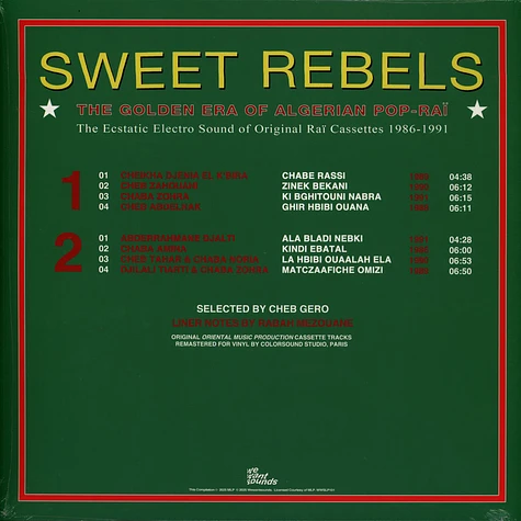 Wewantsounds Presents - Sweet Rebels (The Golden Era Of Algerian Pop-Rai)