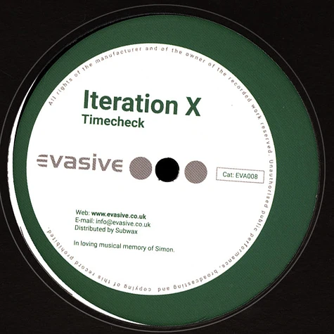 Iteration X - Timecheck / Liquid Logic 2025 Repress