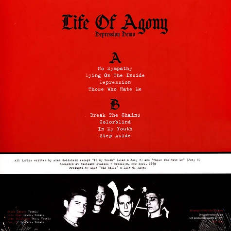 Life Of Agony - Depression Demo