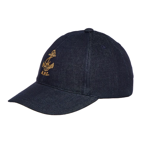 A.P.C. - Casquette Charlie Ancre (Indigo) | HHV