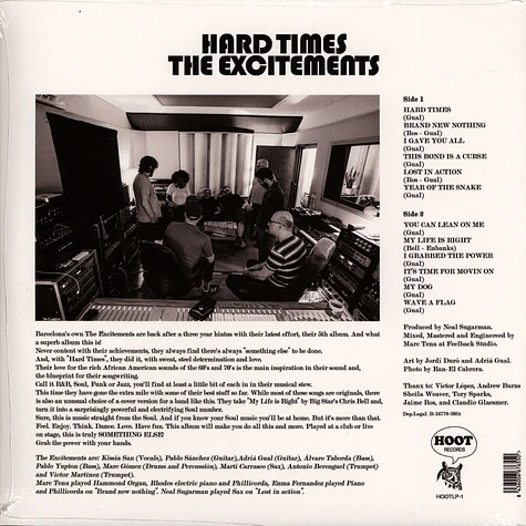 The Excitements - Hard Times