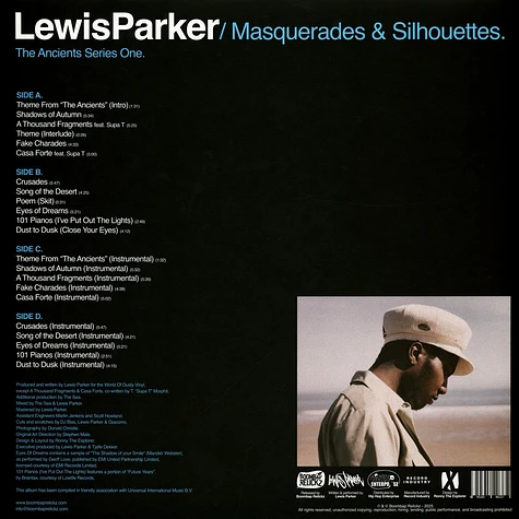 Lewis Parker - Masquerades & Silhouettes Black Vinyl Edition