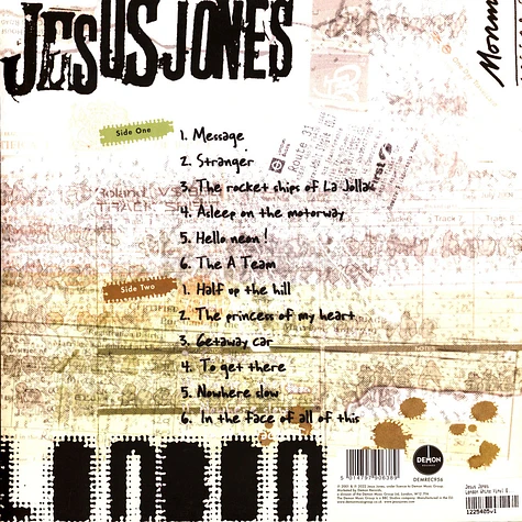 Jesus Jones - London White Vinyl Edition