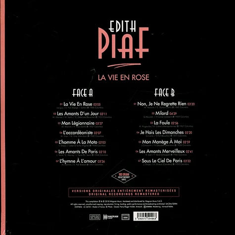 Edith Piaf - La Vie En Rose