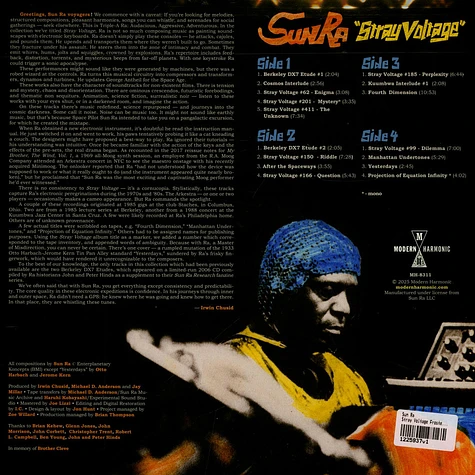 Sun Ra - Stray Voltage Frosted Record Store Day 2025 Orange Vinyl Edition