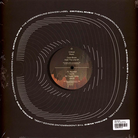 Coco Bryce - Hold The Line EP Black Vinyl 2025 Repress