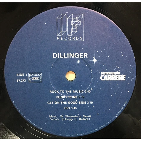 Dillinger - Funky Punk / Rock To The Music