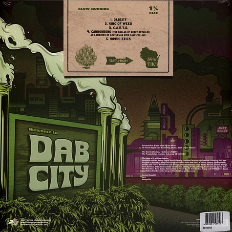 Bongzilla - Dab City Neon Green Vinyl Edition