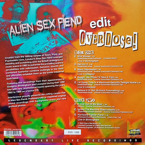 Alien Sex Fiend - Edit / Overdose!