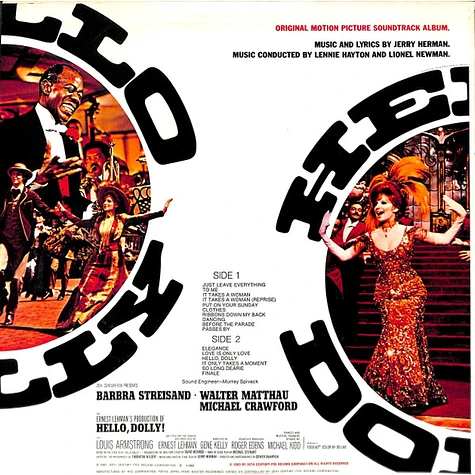 Barbra Streisand - Hello Dolly! (Original Motion Picture Soundtrack Album)