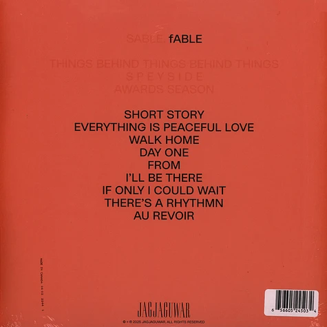 Bon Iver - SABLE, fABLE Black & Salmon Vinyl Edition